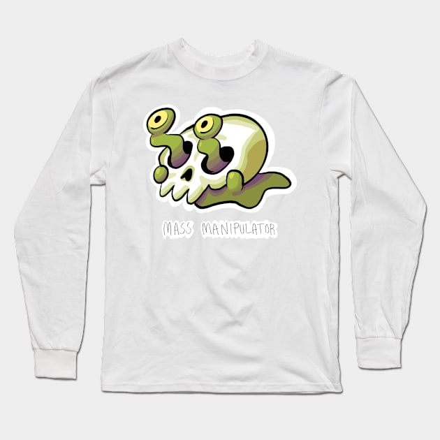 Mass manipulator skullk Long Sleeve T-Shirt by Instadoodles